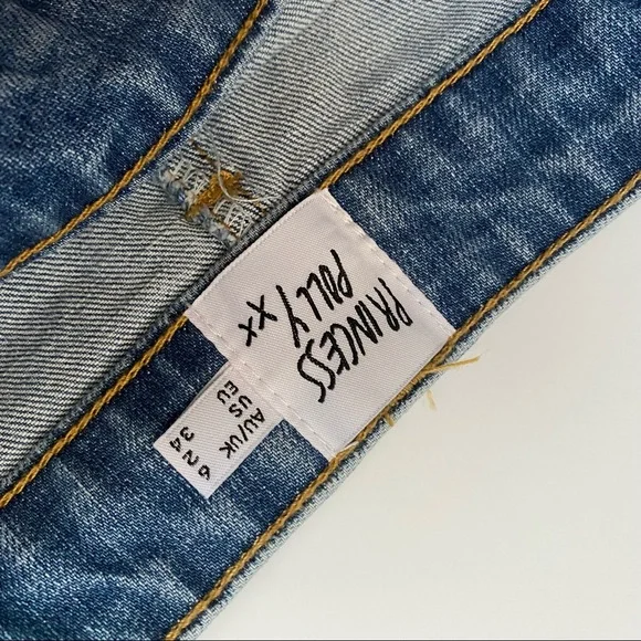 NWT Princess Polly Denim Skirt Size 2 - Picture 3 of 6